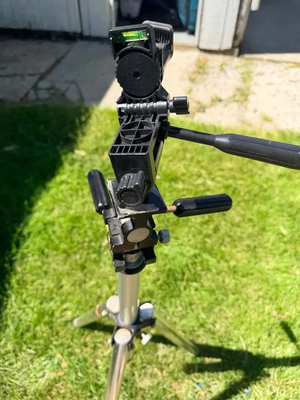 Vintage Davis & Sanford Redi-Tilt Tripod with Modern Phone Mount